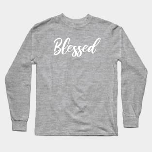 Blessed Script Long Sleeve T-Shirt